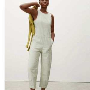 Everlane The Fatigue Jumpsuit in green size 12
